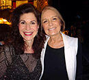 Sharon with Gloria Steinem