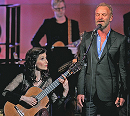 Sharon & Sting at Carnegie Hall