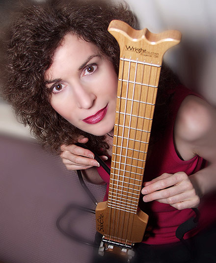 Sharon Isbin with SoloEtte Travel Guitar