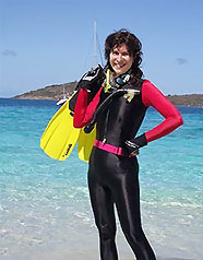 Suiting Up to Snorkel