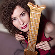 Sharon Isbin with Soloette Guitar, Photo by Horace Long