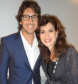 Sharon with Josh Groban